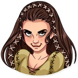 Princess Leia WhatsApp Sticker #25