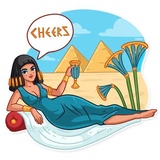 Cleopatra WhatsApp Sticker #16