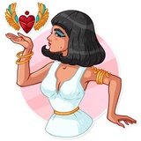 Cleopatra WhatsApp Sticker #2