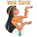 Cleopatra WhatsApp Sticker #30