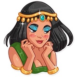 Cleopatra WhatsApp Sticker #6