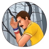 Freddie Mercury WhatsApp Sticker #19