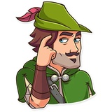 Robin Hood WhatsApp Sticker #25
