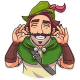 Robin Hood WhatsApp Sticker #7