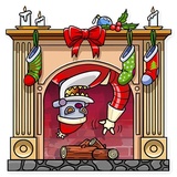 Robo Santa WhatsApp Sticker #5