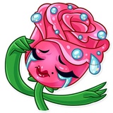 Romatic Flowers WhatsApp Sticker #18