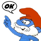 Smurf Puffy WhatsApp Sticker #10