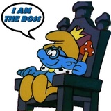 Smurf Puffy WhatsApp Sticker #27