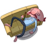 Sad Blobby WhatsApp Sticker #30