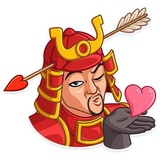 Samurai WhatsApp Sticker #2