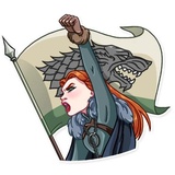 Sansa Stark WhatsApp Sticker #17