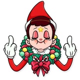 Elf on the Shelf WhatsApp Sticker #17