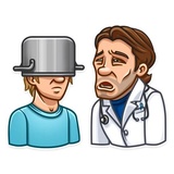 Skeptical Doc WhatsApp Sticker #27