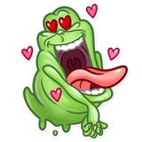 Slimer WhatsApp Sticker #14