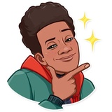 Into the spider-Verse WhatsApp Sticker #19