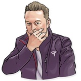 Elon Musk WhatsApp Sticker #26