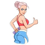 Stay Fit WhatsApp Sticker #3