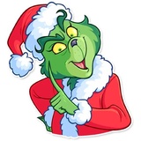 Grinch WhatsApp Sticker #7