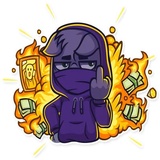Street Cat WhatsApp Sticker #13