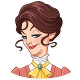 Such a Lady WhatsApp Sticker #7