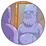 Thanos WhatsApp Sticker #10