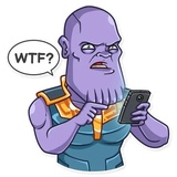 Thanos WhatsApp Sticker #7
