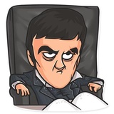 Cinema Male Heroes WhatsApp Sticker #19