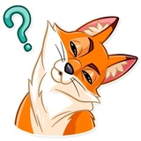 What Does the Fox Say? WhatsApp Sticker #12