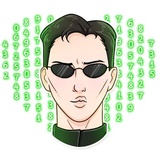 The Matrix WhatsApp Sticker #12