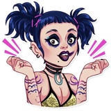 The Witness Girl WhatsApp Sticker #7