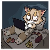 Katie Cat WhatsApp Sticker #16