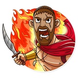 This is Sparta! WhatsApp Sticker #11