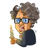 Tim Burton WhatsApp Sticker #4