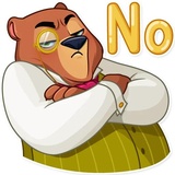 Todd Bear WhatsApp Sticker #27