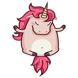 Stella the Unicorn WhatsApp Sticker #9
