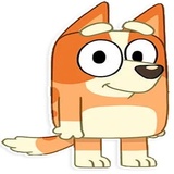 Unofficial Bluey WhatsApp Sticker #2