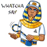 Pharaoh Vadidas WhatsApp Sticker #25