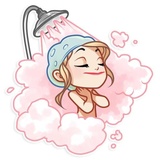 Vaper Girl WhatsApp Sticker #14