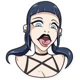 Bad Girl WhatsApp Sticker #14