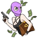 Bad Girl WhatsApp Sticker #26