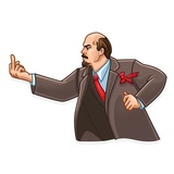 Vladimir Lenin WhatsApp Sticker #16