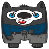 Vovkus the Wolf WhatsApp Sticker #13