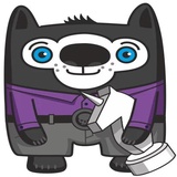 Vovkus the Wolf WhatsApp Sticker #14