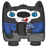 Vovkus the Wolf WhatsApp Sticker #8