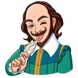 Shakespeare WhatsApp Sticker #10