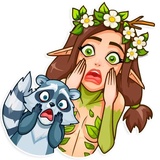 Wood Nymph WhatsApp Sticker #4
