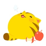 Yellow Kitten WhatsApp Sticker #23