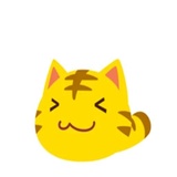 Yellow Kitten WhatsApp Sticker #24
