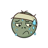 Zombie Emoji WhatsApp Sticker #5