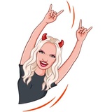 Blonde WhatsApp Sticker #28